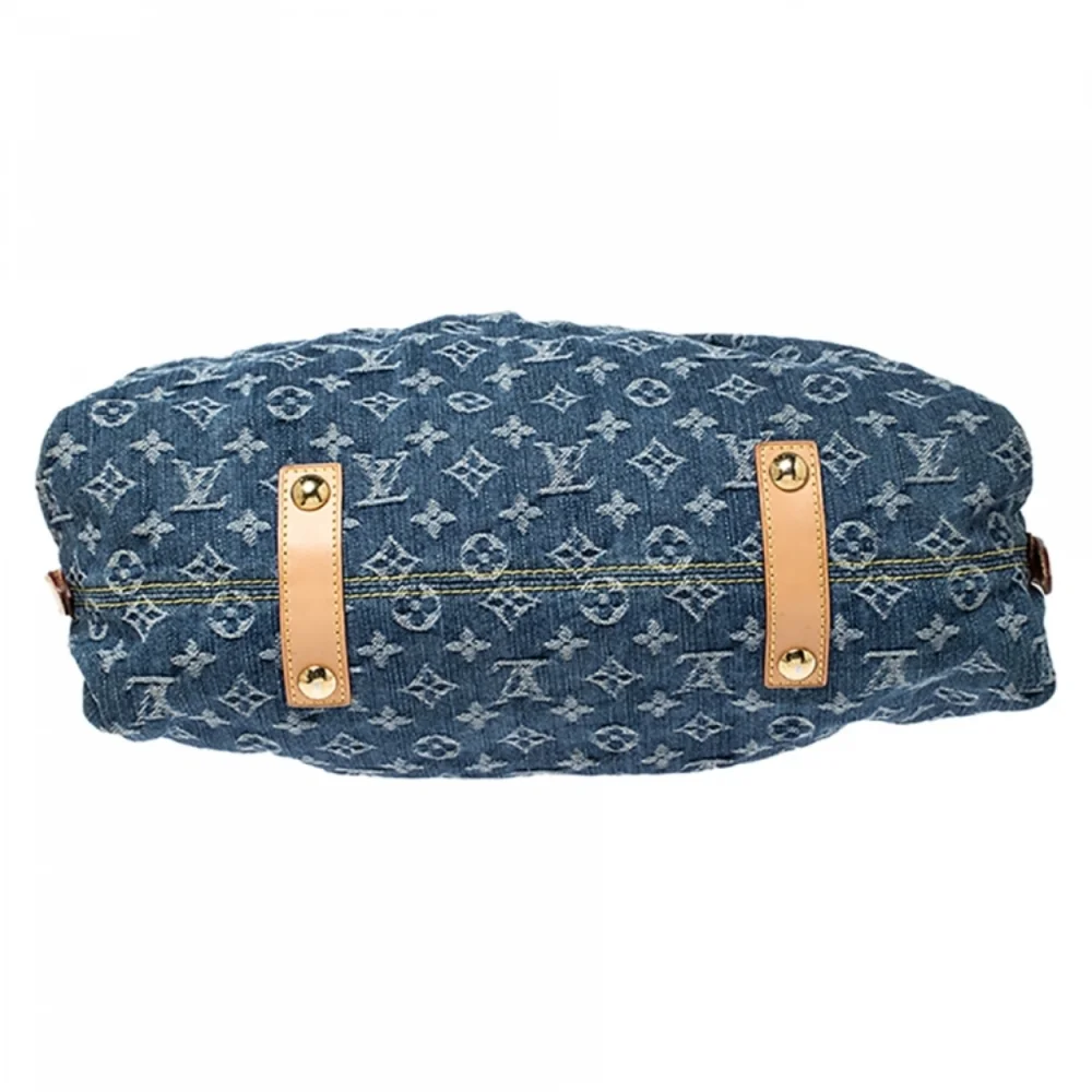 Louis Vuitton Blue Monogram Denim Neo Cabby GM Bag